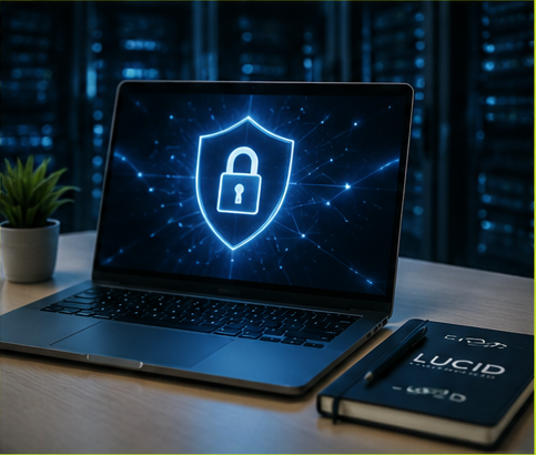 sicherheit datenschutz lucid notizbuch